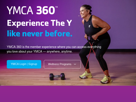 'ymca360.org' screenshot