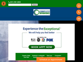 'cortho.org' screenshot