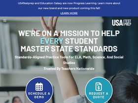'usatestprep.com' screenshot