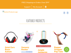 'autism-products.com' screenshot