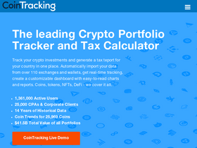 'cointracking.info' screenshot