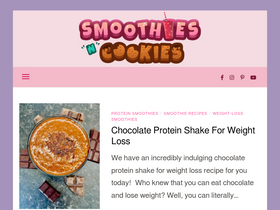 'smoothiesncookies.com' screenshot