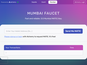 'mumbaifaucet.com' screenshot