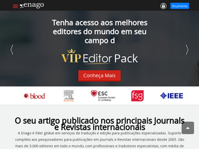 'enago.com.br' screenshot