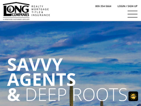 'longrealty.com' screenshot
