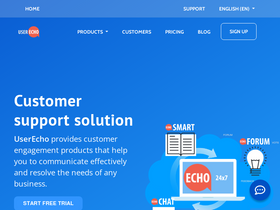 'userecho.com' screenshot