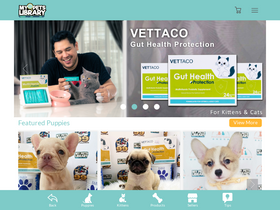 'mypetslibrary.com' screenshot