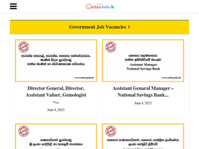 'onlinejobs.lk' screenshot