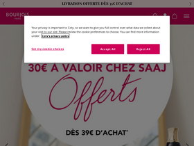 'bourjois.fr' screenshot