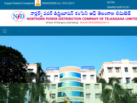 'tsnpdcl.in' screenshot