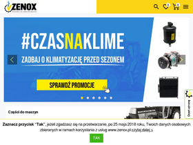 'zenox.pl' screenshot