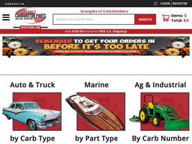 'carburetor-parts.com' screenshot