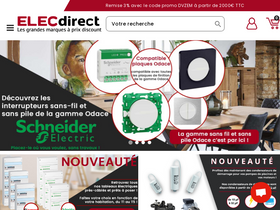 'elecdirect.fr' screenshot