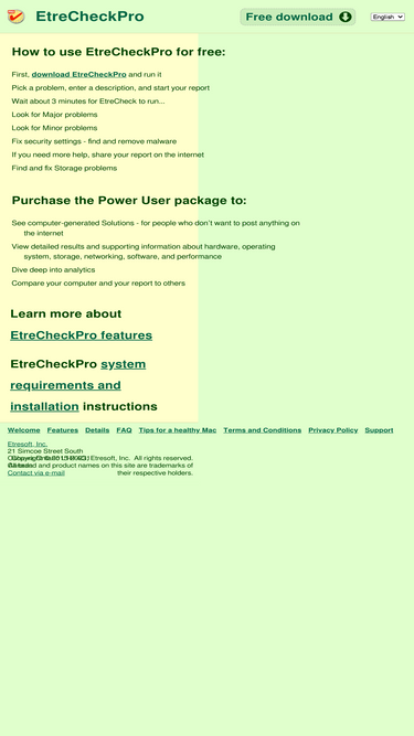 etrecheck.com