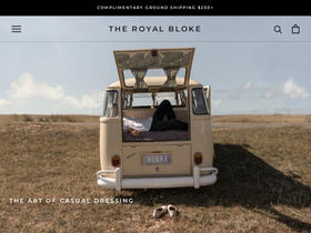 theroyalbloke.com homepage screenshot