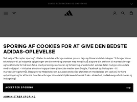 'adidas.dk' screenshot