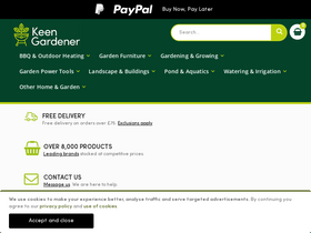 'keengardener.co.uk' screenshot