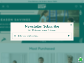 Happy Hop website screenshot