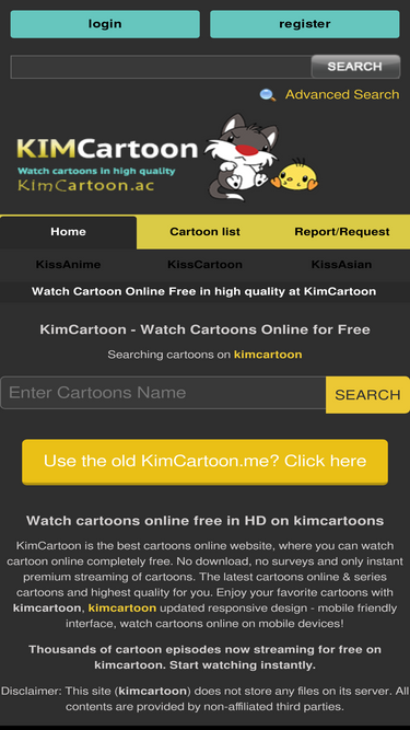 Watch kimcartoon online