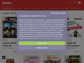 'tiendeo.it' screenshot