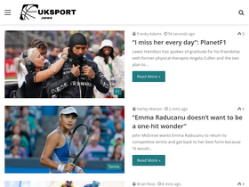 'uksport.news' screenshot