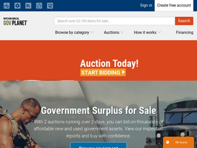 'govplanet.com' screenshot