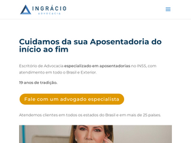 'ingracio.adv.br' screenshot