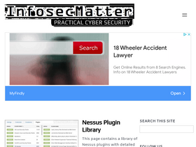 'infosecmatter.com' screenshot