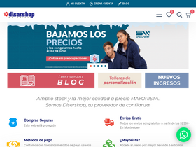 'disershop.com.uy' screenshot