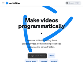 'remotion.dev' screenshot