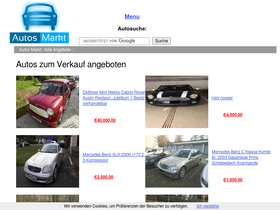 'autos-markt.com' screenshot