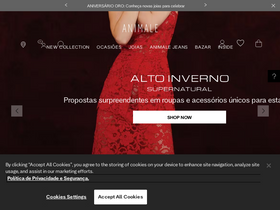 'animale.com.br' screenshot