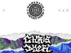 positivecreations.net homepage screenshot