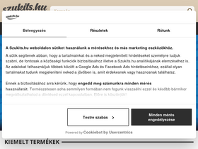 'szukits.hu' screenshot