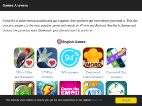 'games-answers.net' screenshot