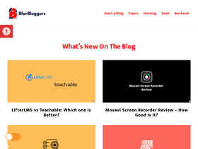 'bforbloggers.com' screenshot
