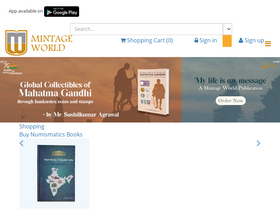 'mintageworld.com' screenshot