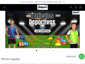 dalyon.cl homepage screenshot