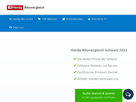 'handy-abovergleich.ch' screenshot