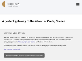 'corissia.com' screenshot