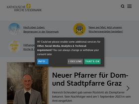 'graz-seckau.at' screenshot