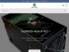 'hardkernel.com' screenshot