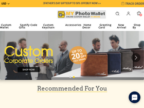 'myphotowallet.com' screenshot