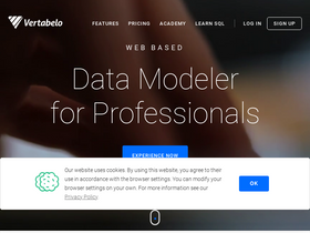 'vertabelo.com' screenshot