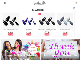 'fashionlady.in' screenshot