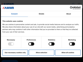 'planam.de' screenshot