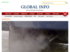 'globalinfo.ro' screenshot