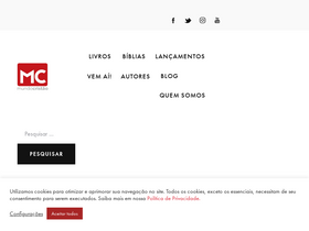 'mundocristao.com.br' screenshot
