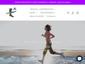 runsox.pt homepage screenshot