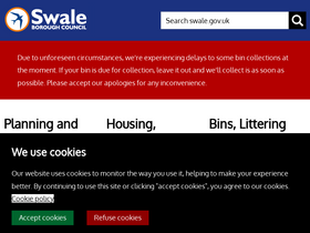 'swale.gov.uk' screenshot